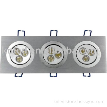 3-3x1w high power ceiling fixture KN-3-3X1W-SC